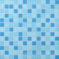 Material de construcción Azulejos de mosaico Mosaico de cristal azul para piscina